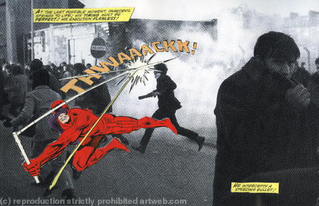 'He Intercepts A Speeding Bullet'