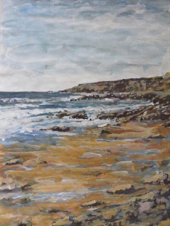 Windy Beach West Wales U.K.