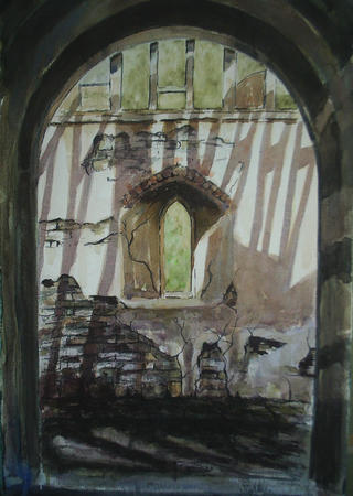 Derelict Church Brecon  Beacons 