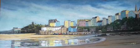 early morning Tenby