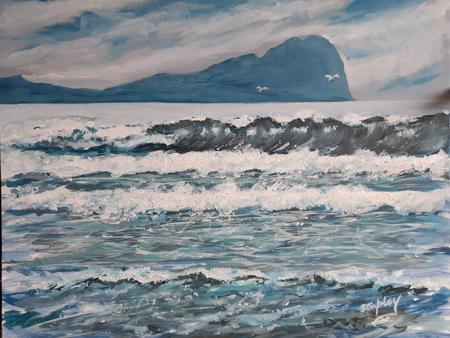 Misty Day Worms Head Gower