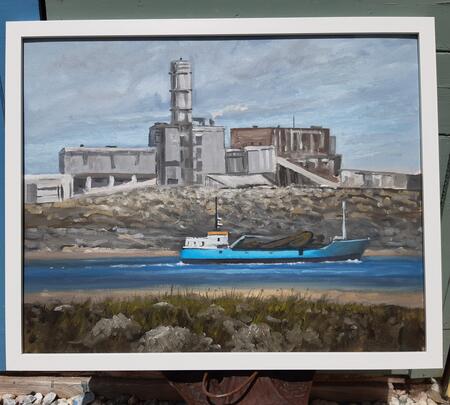 Leaving the River Usk