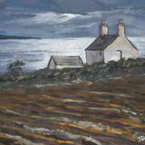 Moonlight West Wales farmhouse