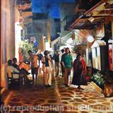 'Grecian Nights' Detail