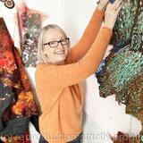 Sue Hotchkis in the studio