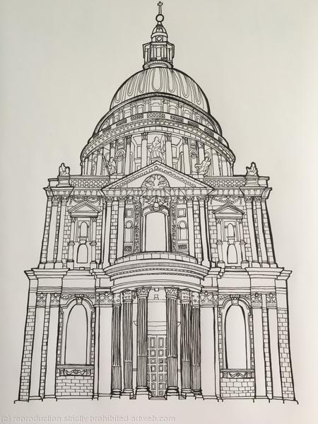 St Paul's Cathedral (B&W)