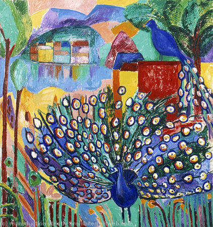 Peacocks in the Hills