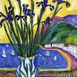 Irises by the Sea