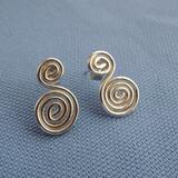 Double spiral studs