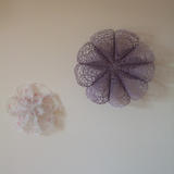 Lilac and 2 tier White  Pink Blooms