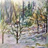 New trees in the snow