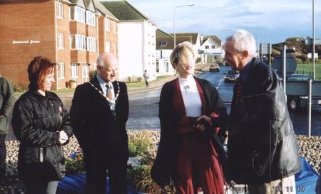 The Roundabout unveiling with the Mayor of Peacehaven 1999