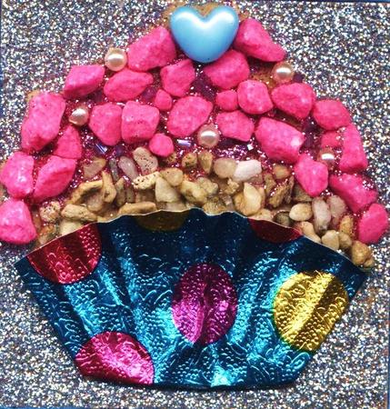 Pebble Cupcake Mosaic