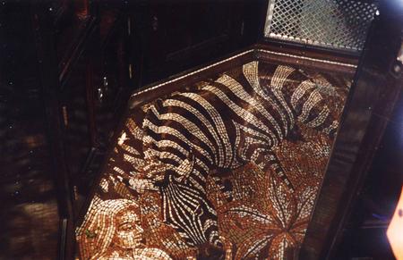 LUCILLE mosaic by Marjorie Knowles On the British Pullman