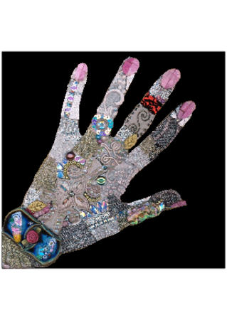Mosaic hand of Aimee 