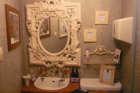 Our Poets Lavatory in the cafe, its worth spending a penny to read the poetry and Philosophy in our little WC !