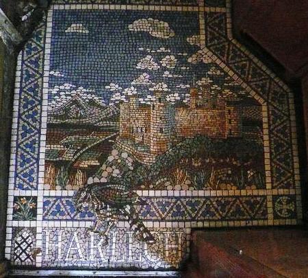Harlech mosaic on Northern Belle 