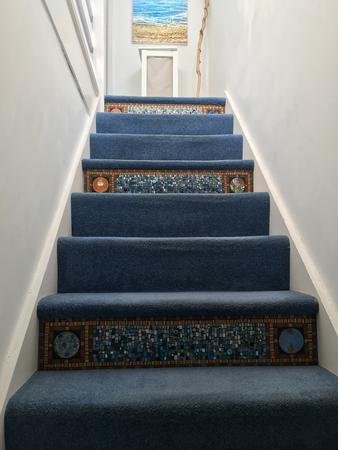 Mosaic stairs in my house 