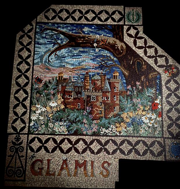 Glamis castle mosaic