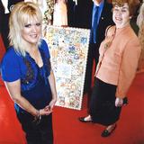 Mosaic for The Martletts Hospice, in Brighton, a gift made by myself and members of the Public from The Stitche s Show