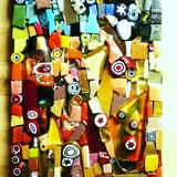 Mosaic Panel Ungrouted effect