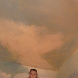 Angel Rosie in our Royal Room, if you look up at the ceiling you will see our 2 baby cherubs looking down at you.