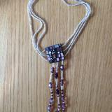 Pink klimpt necklace