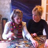 Teresa and me working on the Gannet