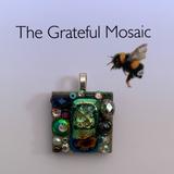 Mosaic magnet pendant Blue/Green 