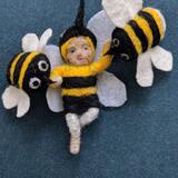 Felted Bees workshops with Eve Kelly