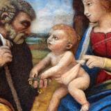 Jesus as a child by Eve Kelly made in felt 