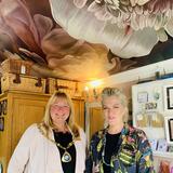 We had a visit from the Mayor of Peacehaven at our open house 