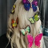Butterfly hair clips 