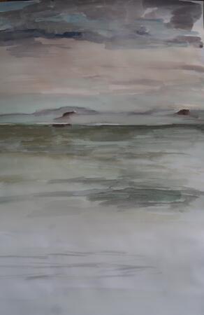 drawing of morning view Anstruther