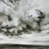 Drawing clouds over Irish Sea