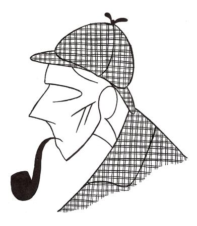 Peter Cushing as Sherlock Holmes