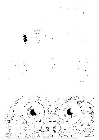 Feebly stretching out one paw/A sharp little bark/Running a little way forwards each time/Large round eyes