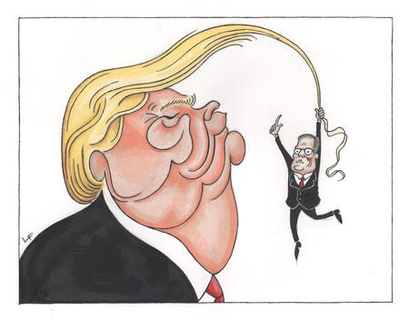 Donald Trump and Sir Keir Starmer