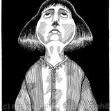 She looked up, but it was all dark overhead