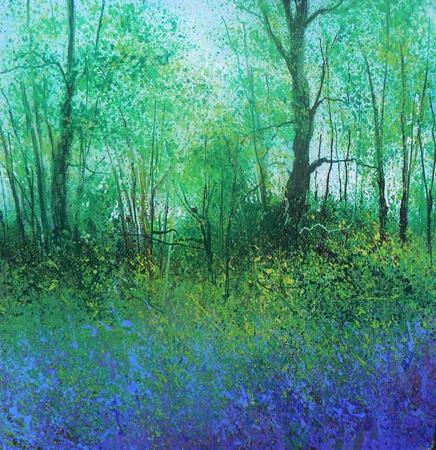 Cromford Blue Study  SOLD