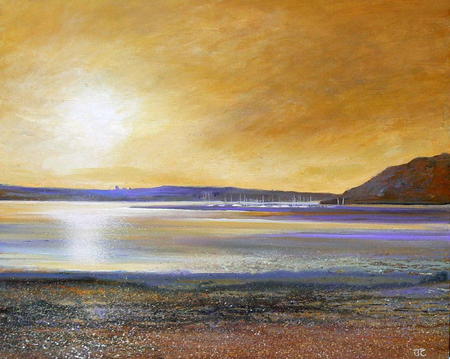 Red Wharf Sunset  SOLD