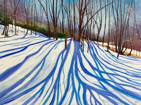 Shadows in The Snow SOLD