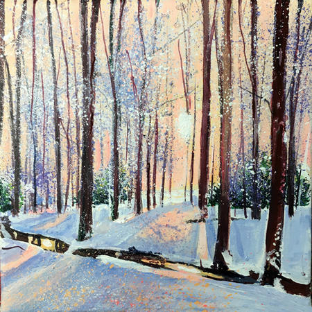 Woodland Sunset. Day 15 SOLD