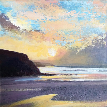 Porthtowan Sunset. Day 17