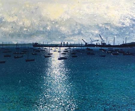 Early Morning sparkle from Custom House Quay. £200