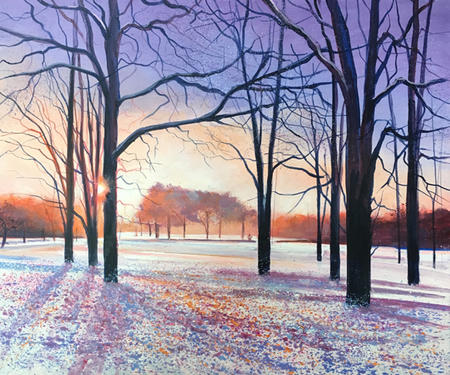 Winter Sunset Day 298 SOLD