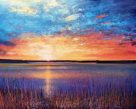 Sunrise over St MaWes  SOLD