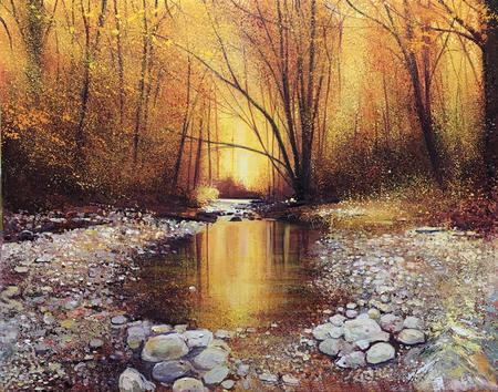 Autumn Stream SOLD