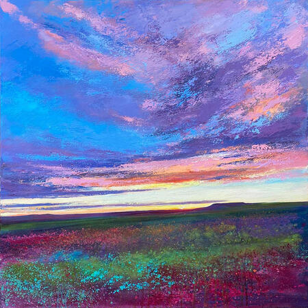 Sun Setting over Stanage SOLD