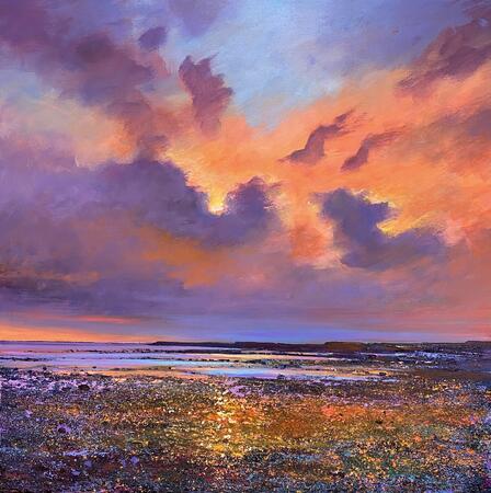 BLAZING SKIES AT LOW TIDE SOLD